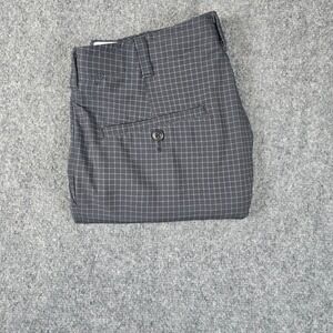 Ben Hogan Mens Shorts Size 32 Gray‎ Plaid Golf Casual Stretch Flat Front